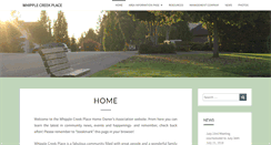Desktop Screenshot of mywhipplecreekplace.com